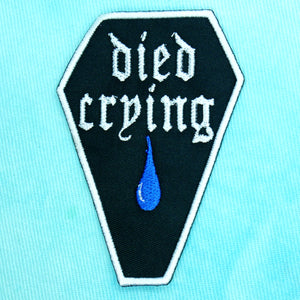 Died Crying Coffin Patch
