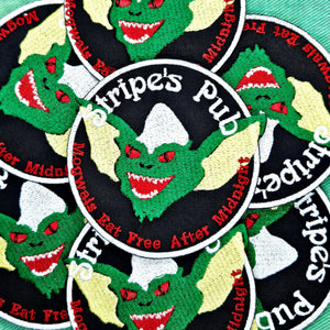 Stripe's Pub Gremlins Iron On Christmas Patch