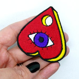 Eye See You Red Planchette Patch