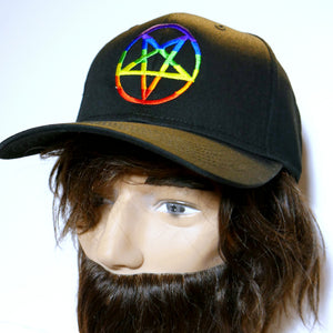 Rainbow Pentagram Hat