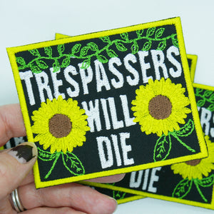 Trespassers Will Die Sunflower Garden Patch