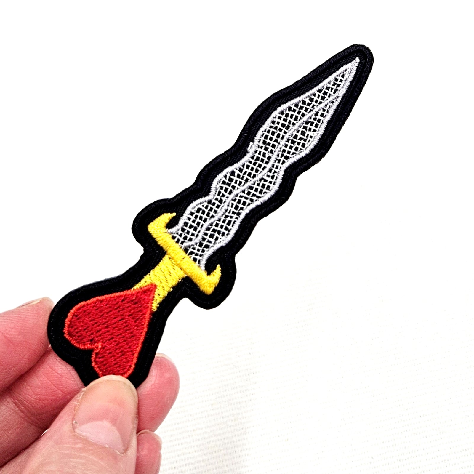 Athame Ritual Knife Iron on Patch