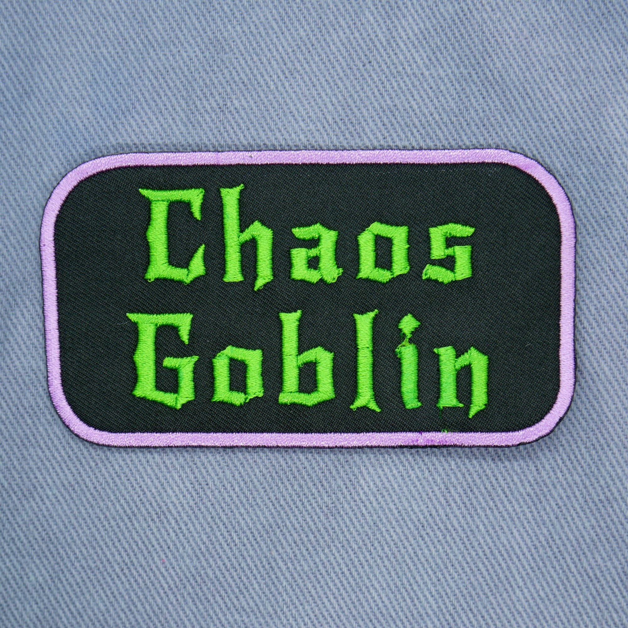 Chaos Goblin Name Tag Patch