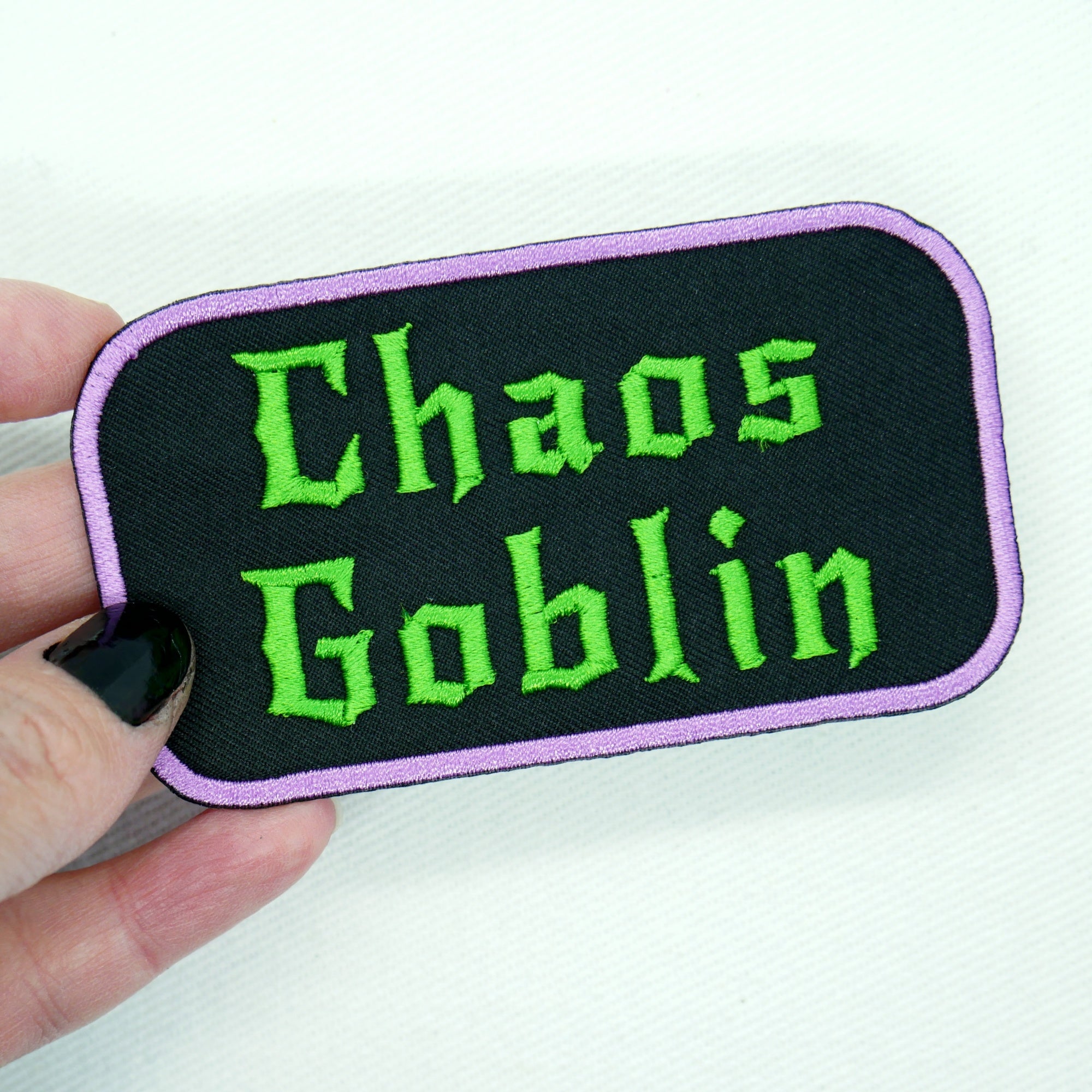 Chaos Goblin Name Tag Patch