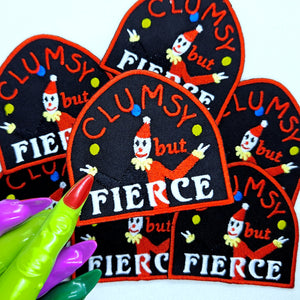 Clumsy but Fierce Clown Patch