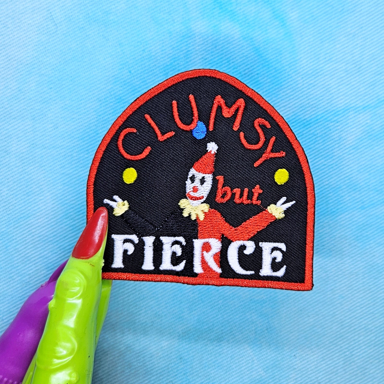 Clumsy but Fierce Clown Patch