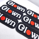 Clown Name Tag Iron On Patch