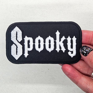 Cool S Spooky Name tag Patch