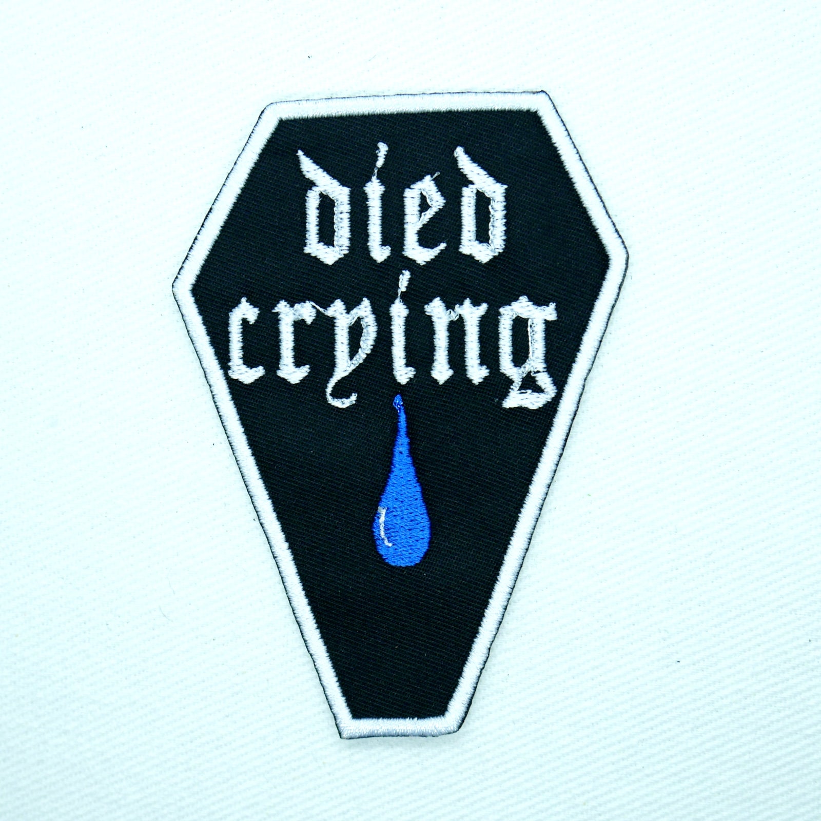 Died Crying Coffin Patch