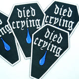Died Crying Coffin Patch