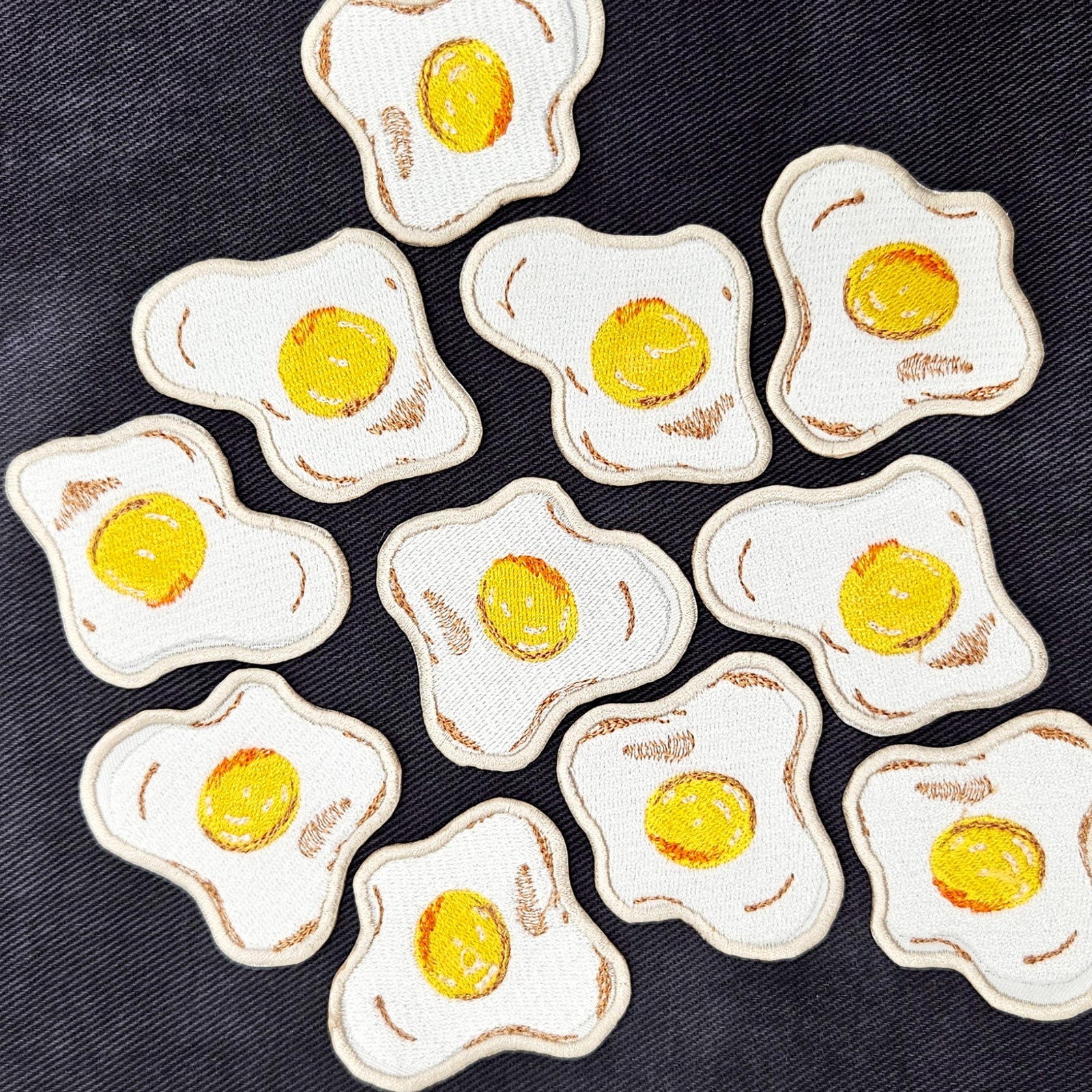 Eggs Over Easy Iron on Patch