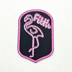 Filthy Pink Flamingo Patch