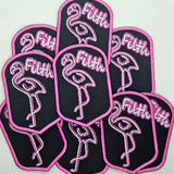 Filthy Pink Flamingo Patch