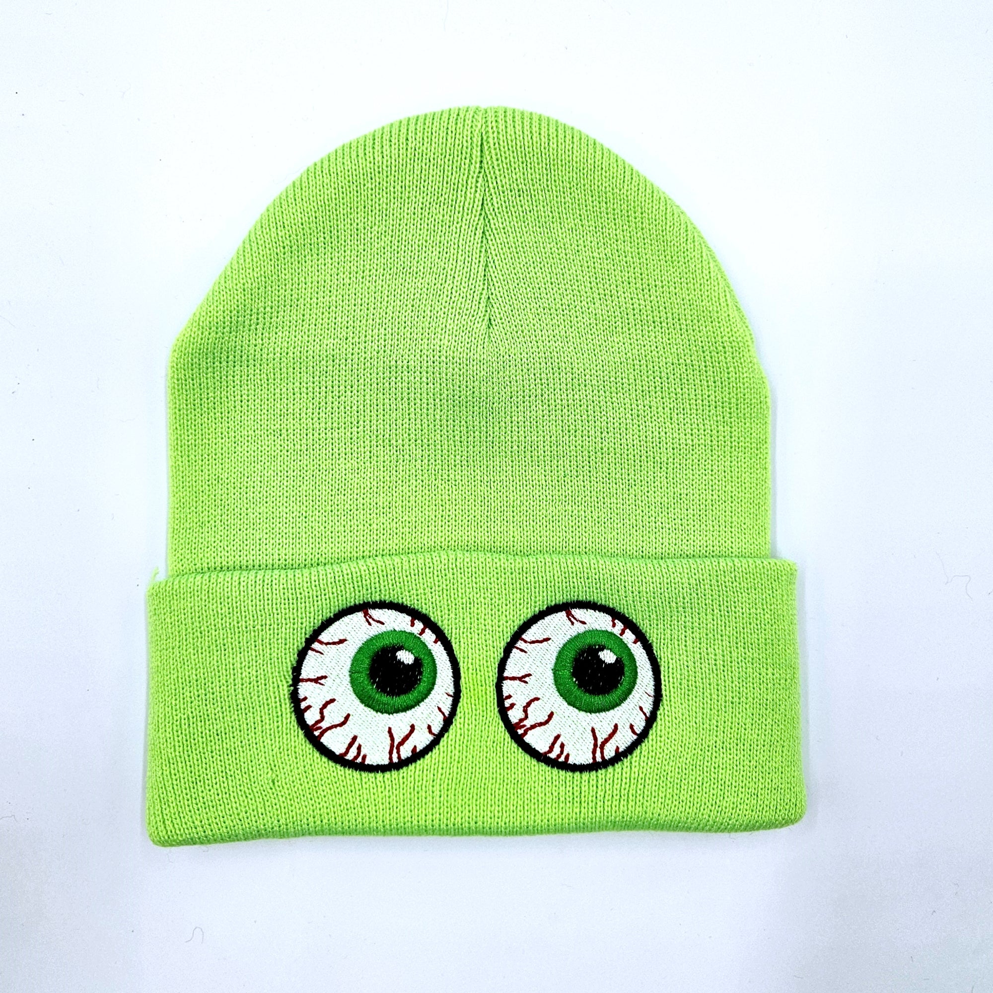 Green Eyeball Beanie