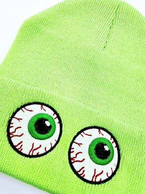 Green Eyeball Beanie