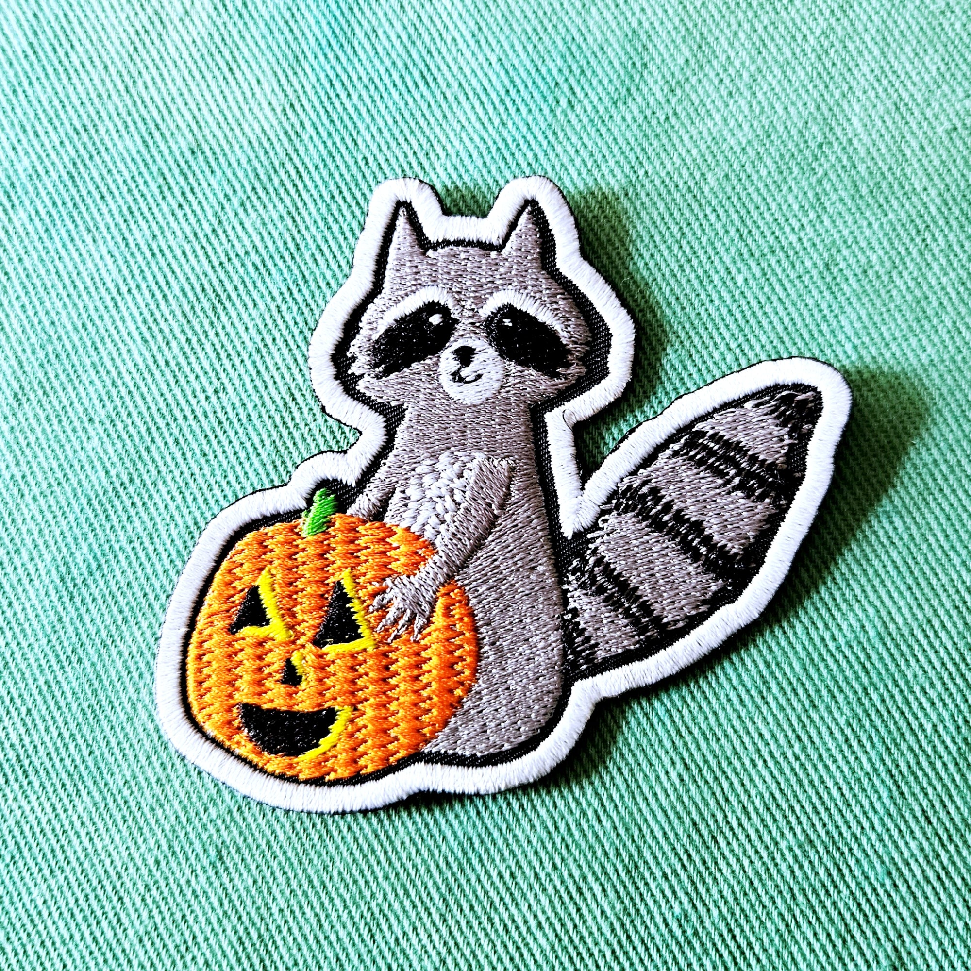 Halloween Raccoon Patch