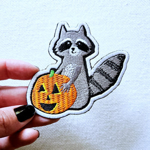 Halloween Raccoon Patch