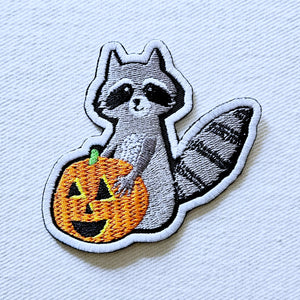 Halloween Raccoon Patch