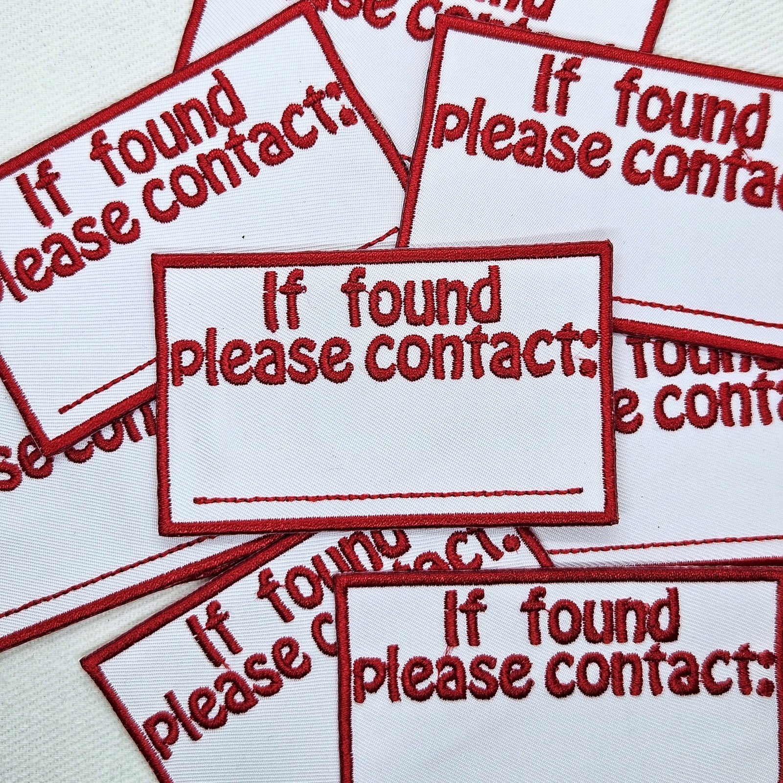 If Found Please Contact Patch