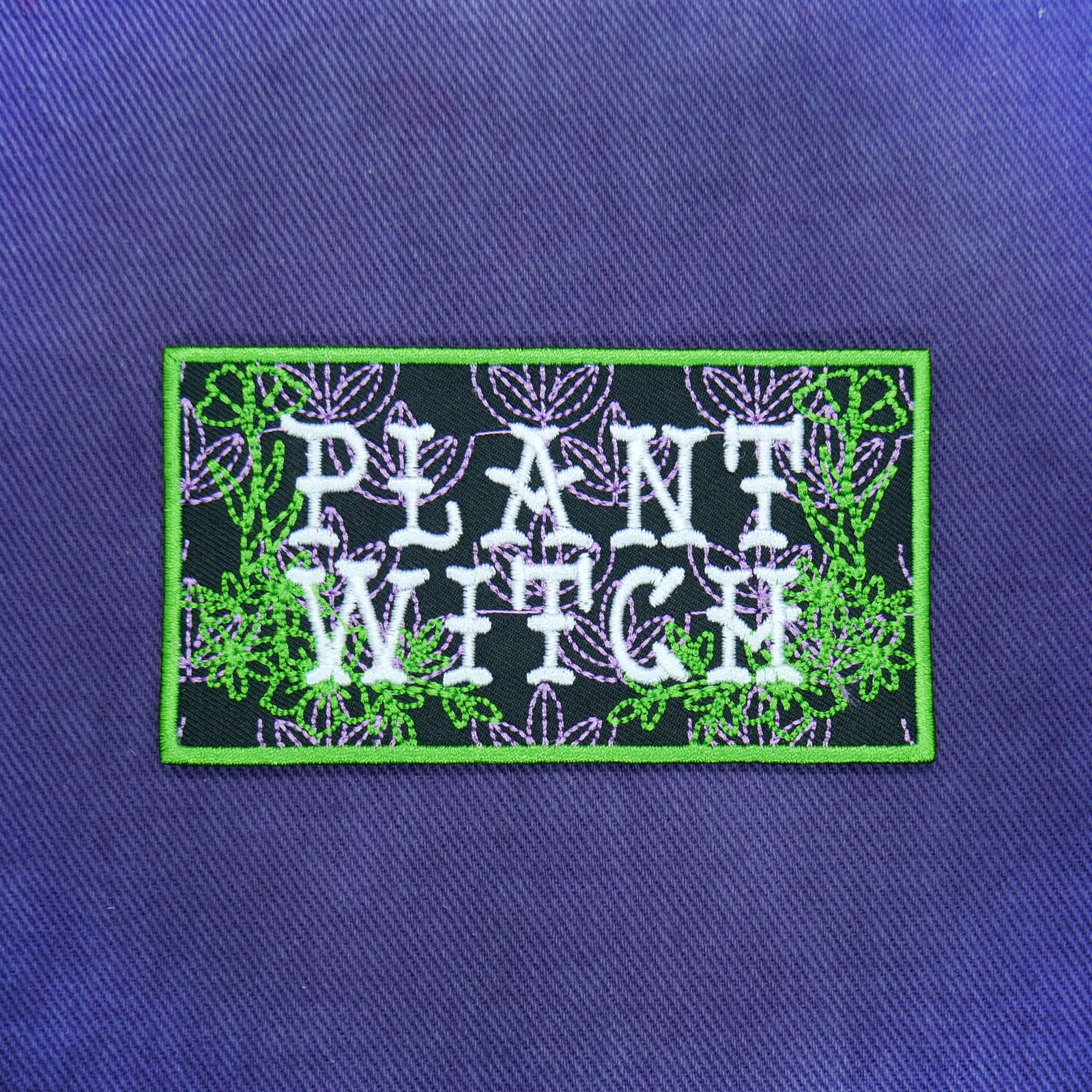 Plant Witch Name Tag Patch