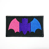 Spooky Pride Bat Iron on Patch