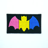 Spooky Pride Bat Iron on Patch