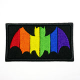 Spooky Pride Bat Iron on Patch