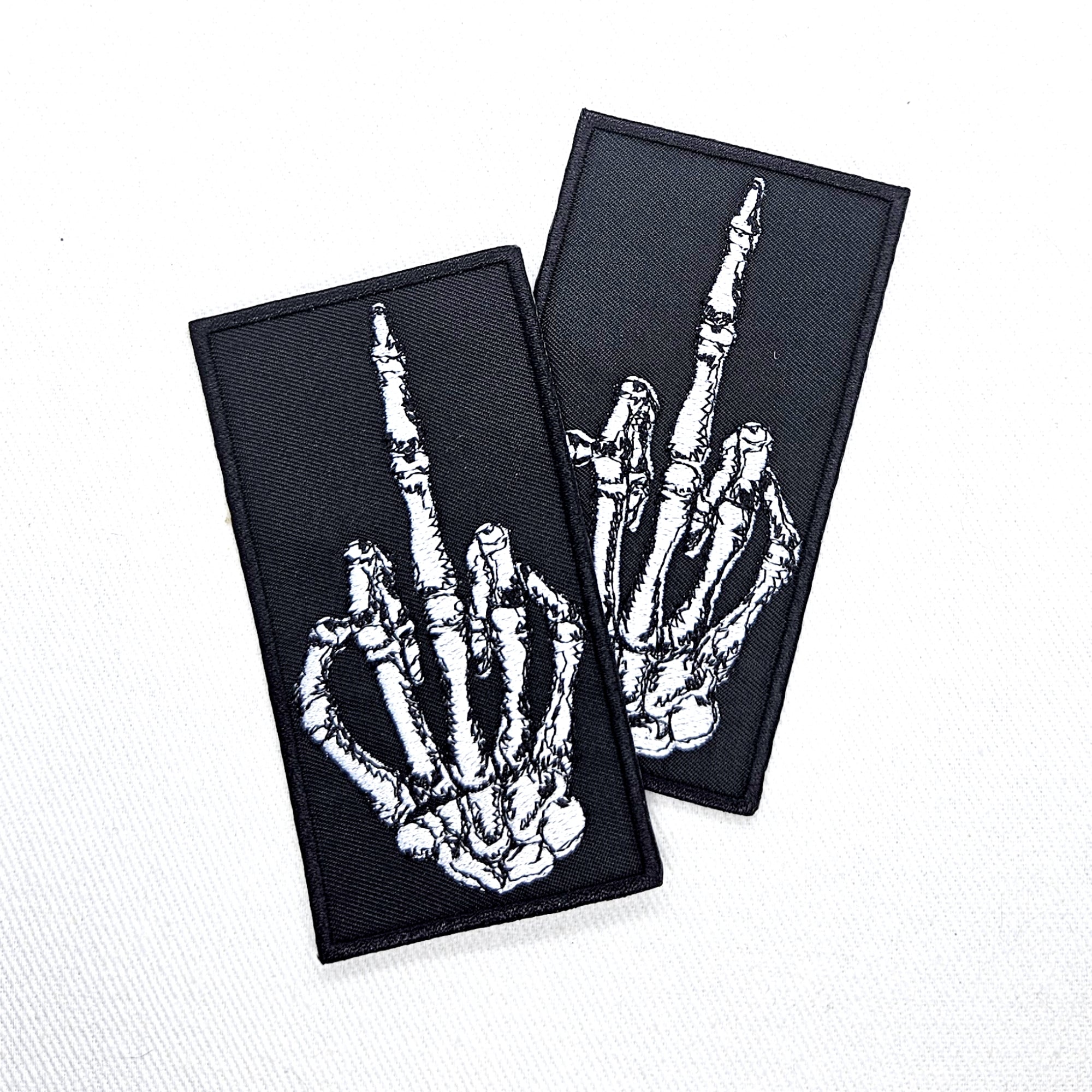 パンツ 198 mnml skeleton middle finger Skeleton Collection — mnml