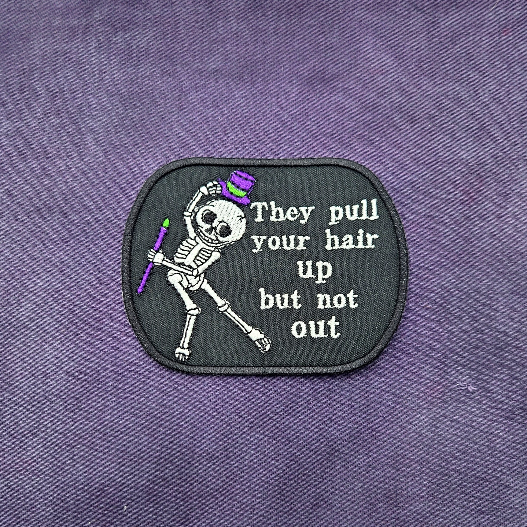 Skeletons Pull Your Hair Patch