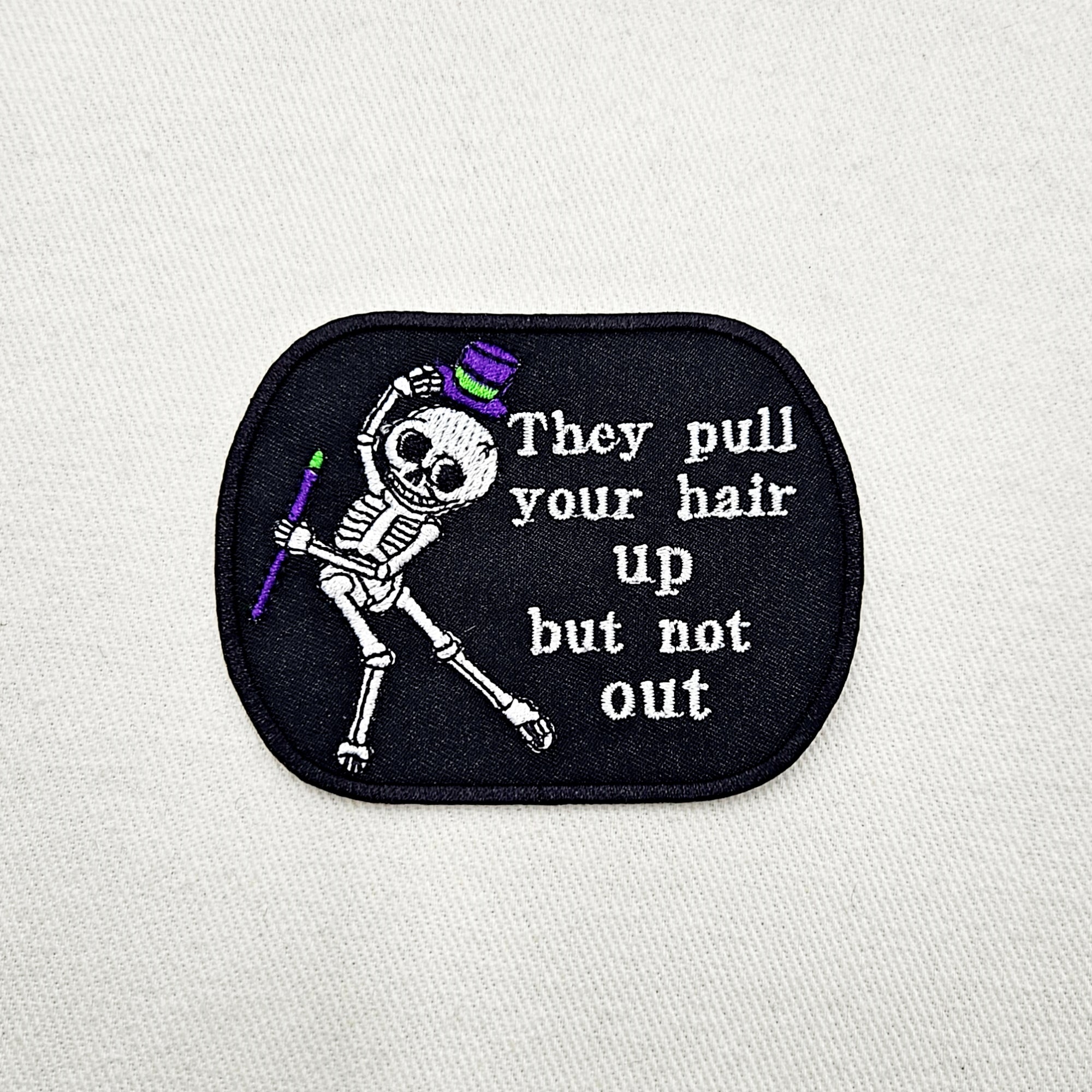 Skeletons Pull Your Hair Patch