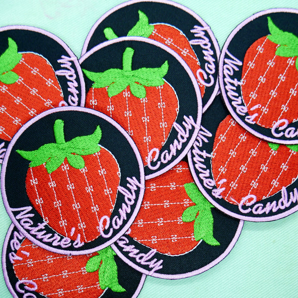 Strawberry Applique Embroidery Design