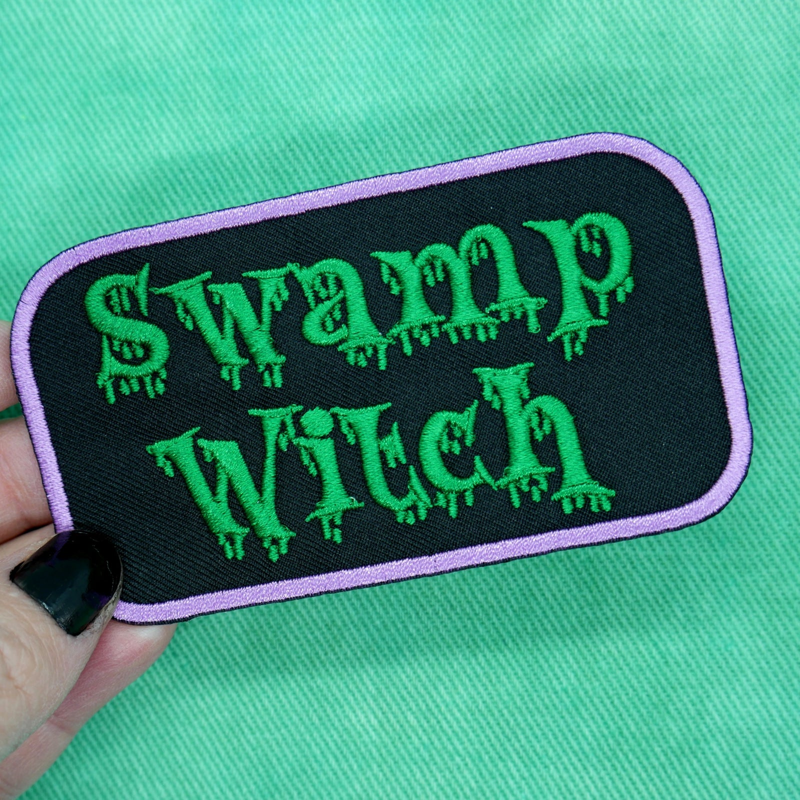 Swamp Witch Name Tag Patch