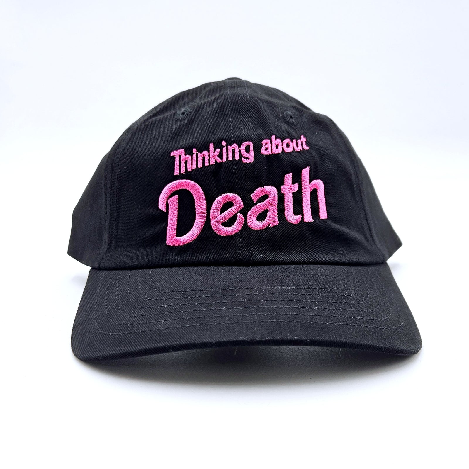 Thinking about Death Dad Hat