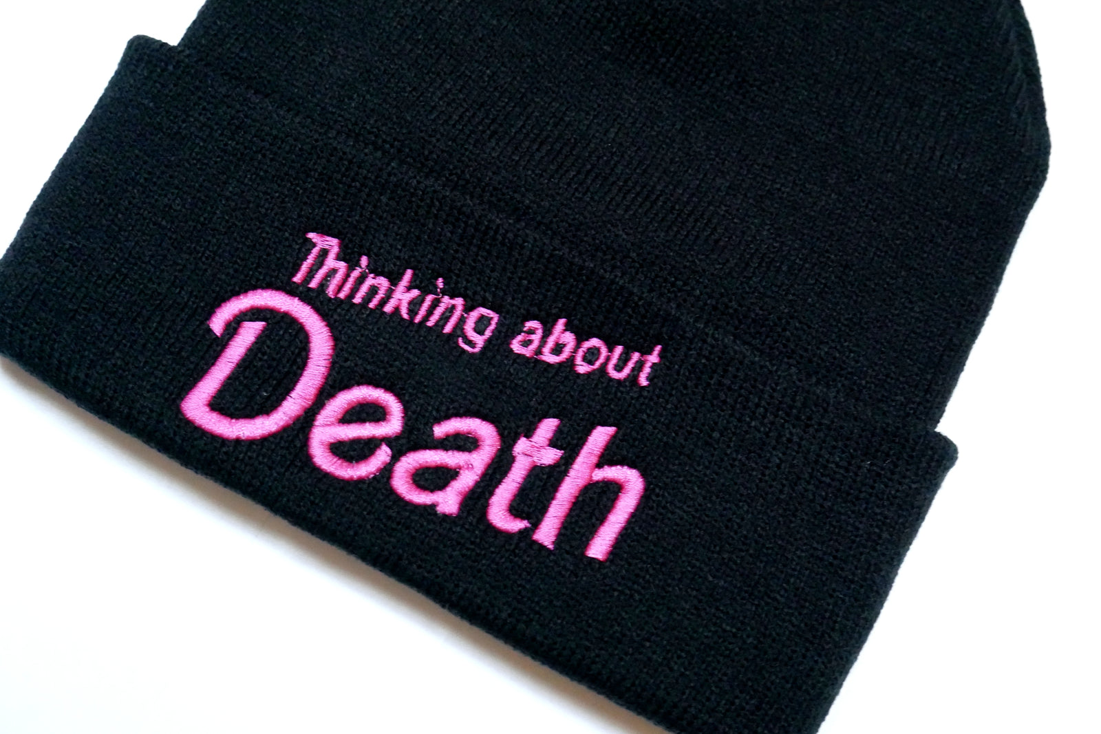 Thinking About Death Beanie