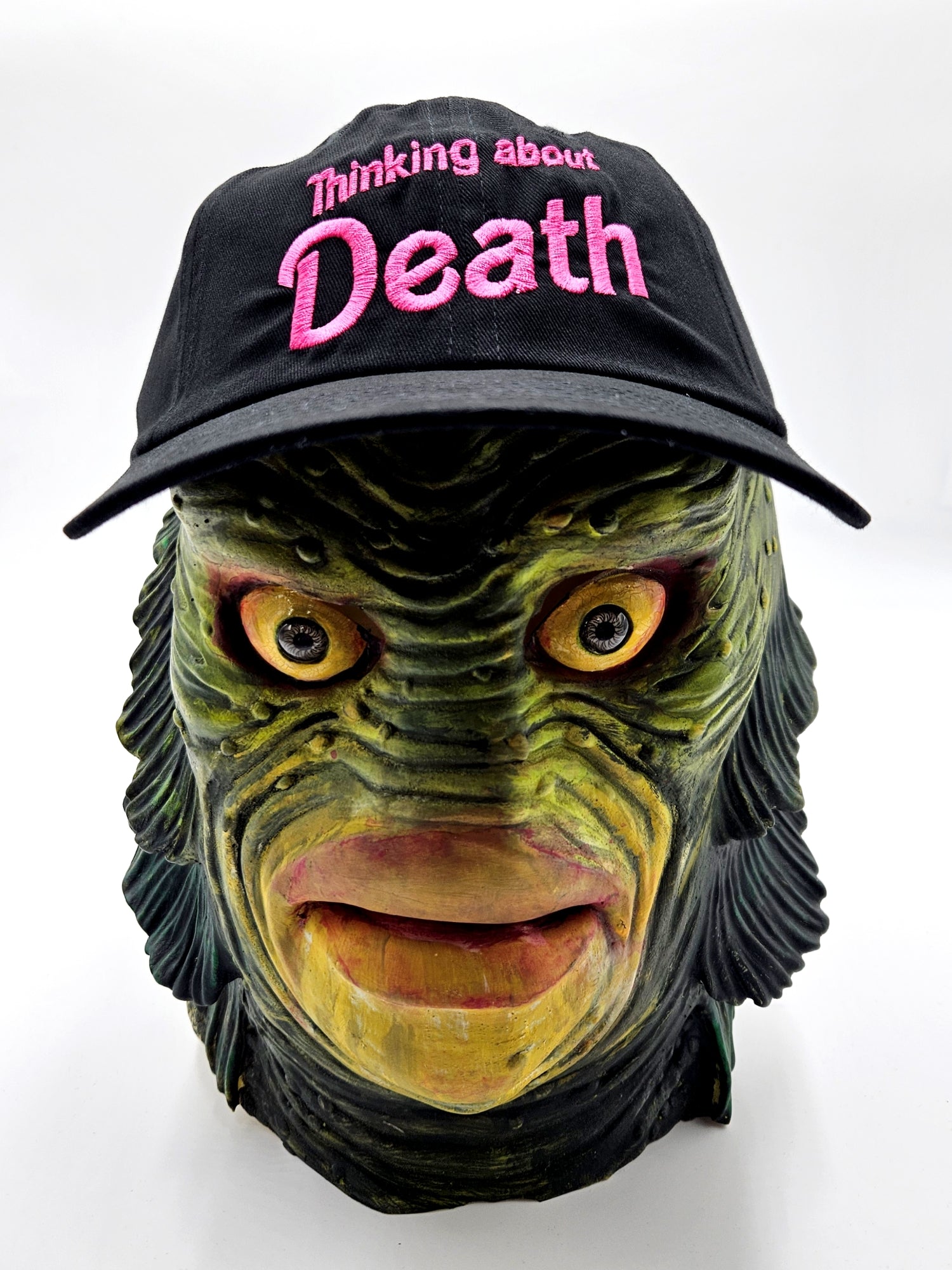 Thinking about Death Dad Hat