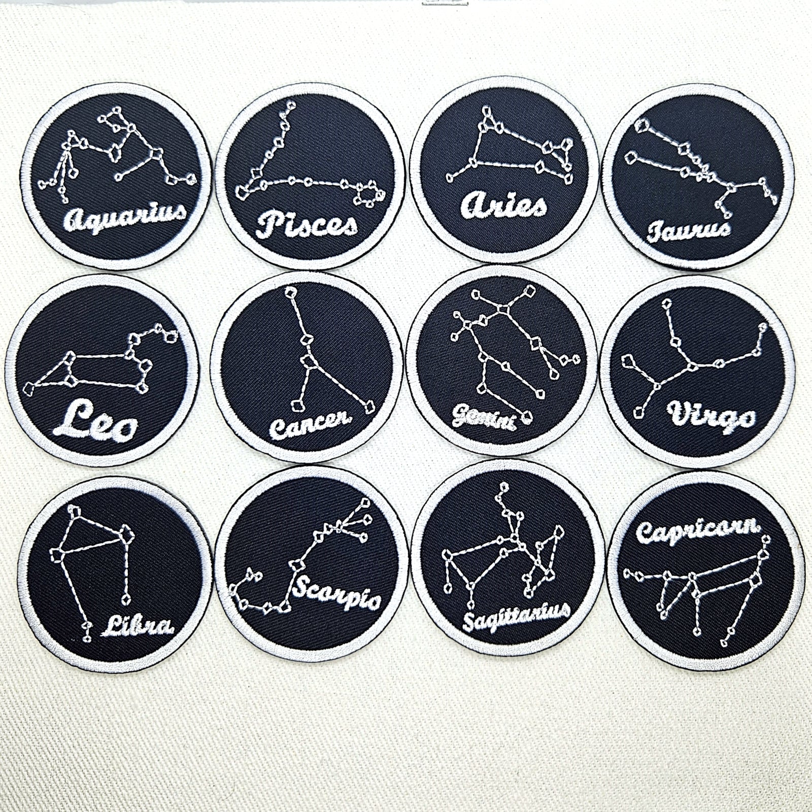 Zodiac Celestial Astrological Sign Patch