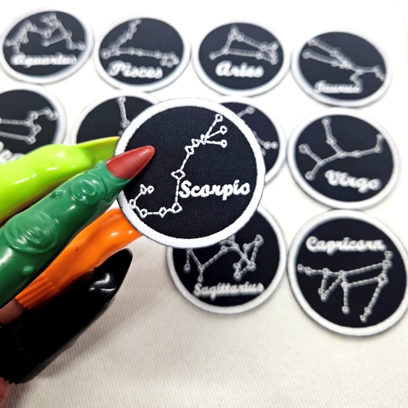 Zodiac Celestial Astrological Sign Patch