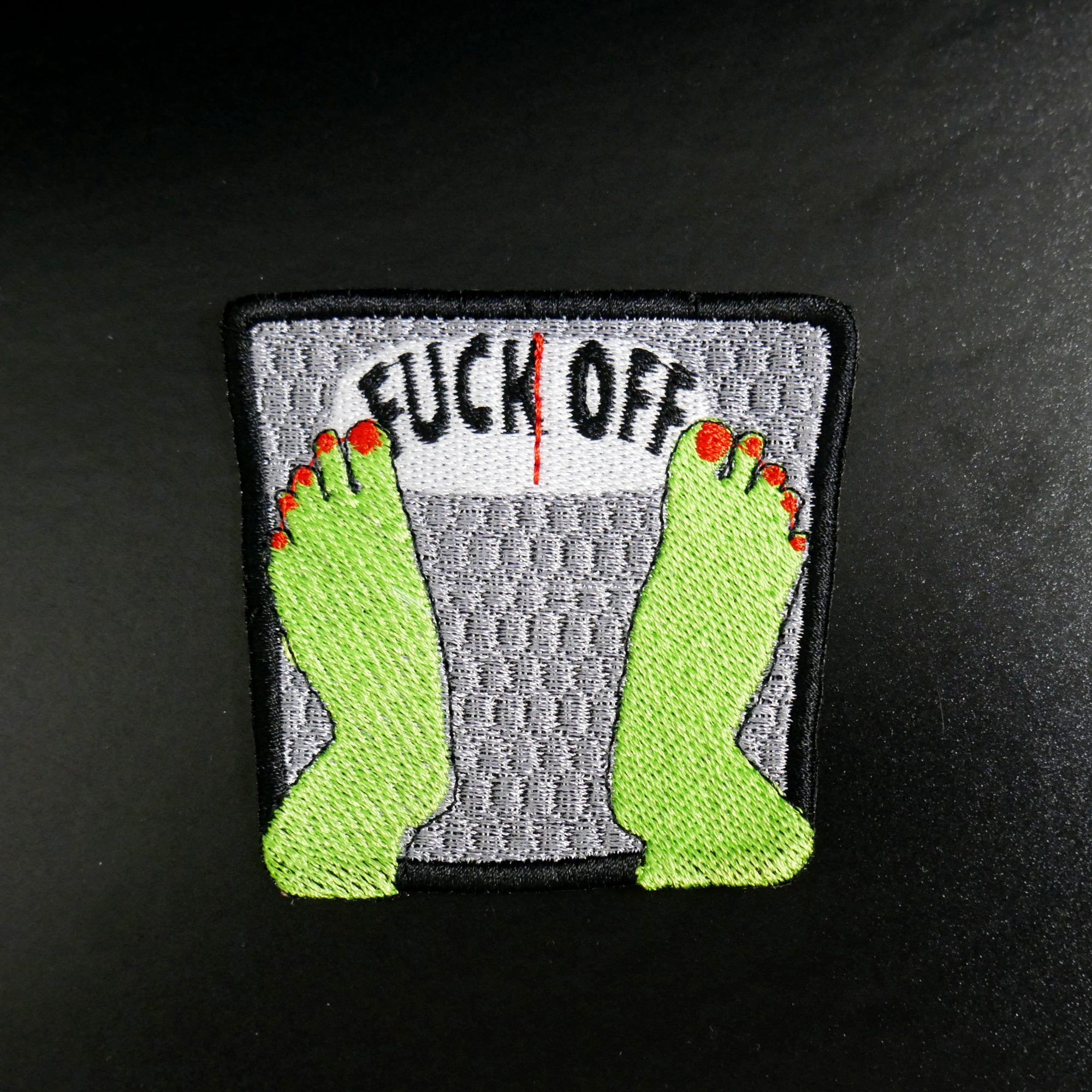 Witch Fuck Off Weight Scale Patch