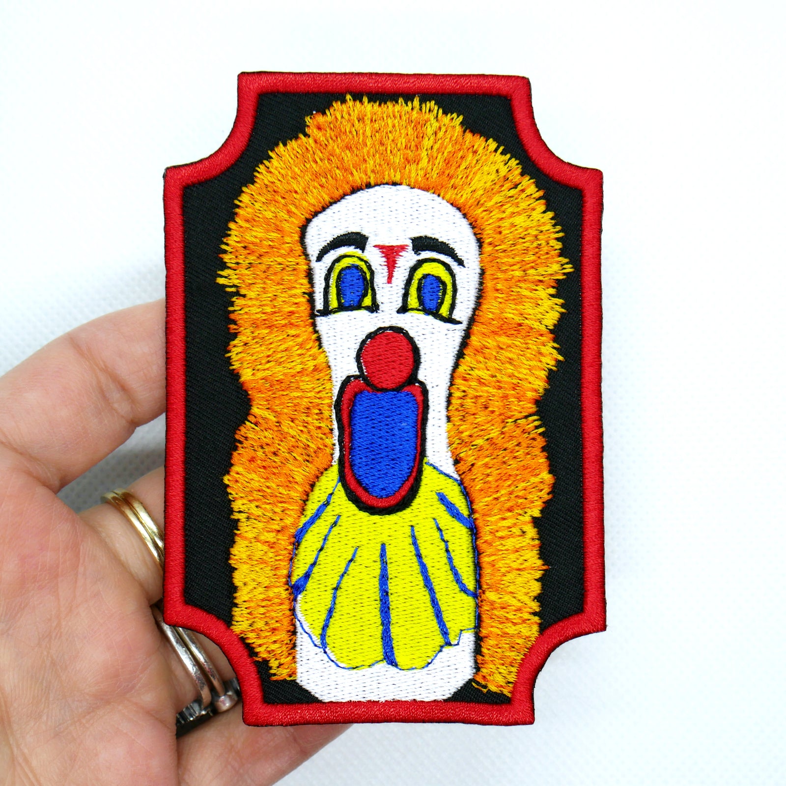 Knock em Down Clown Patch