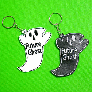 Future Ghost Embroidered Keychain