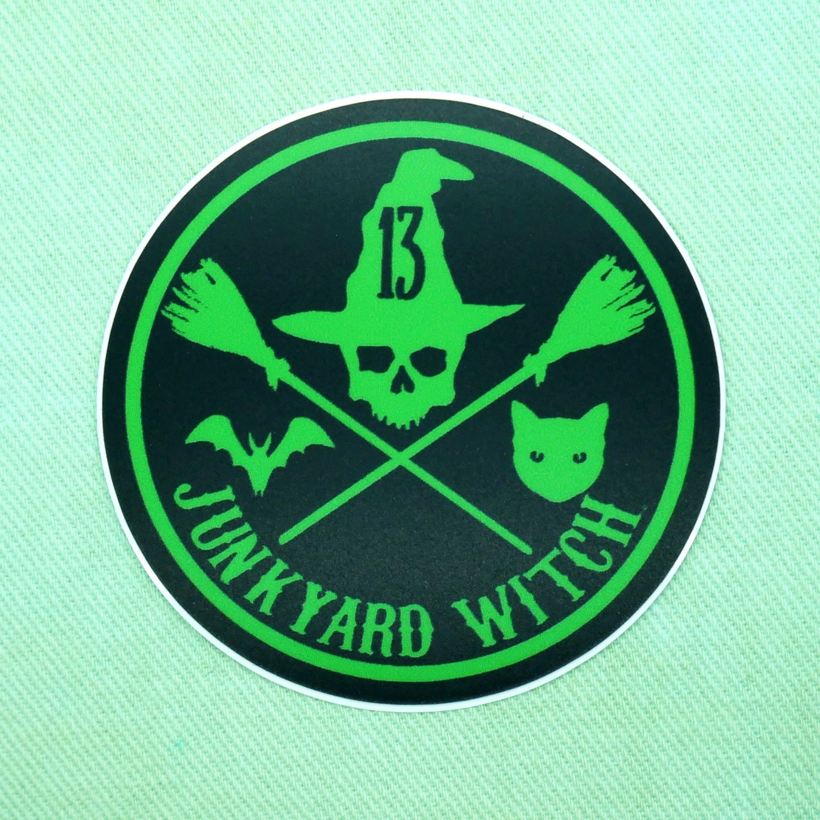Junkyard Witch Logo Sticker