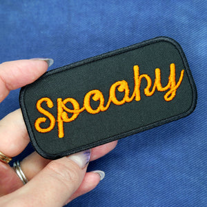 Spooky Name Tag Patch