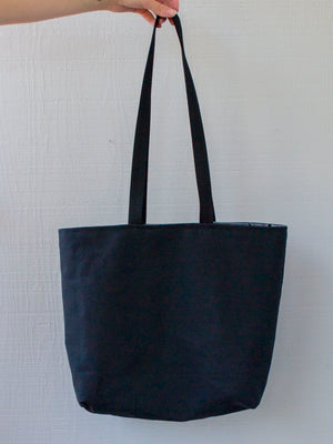 blank back side of tote
