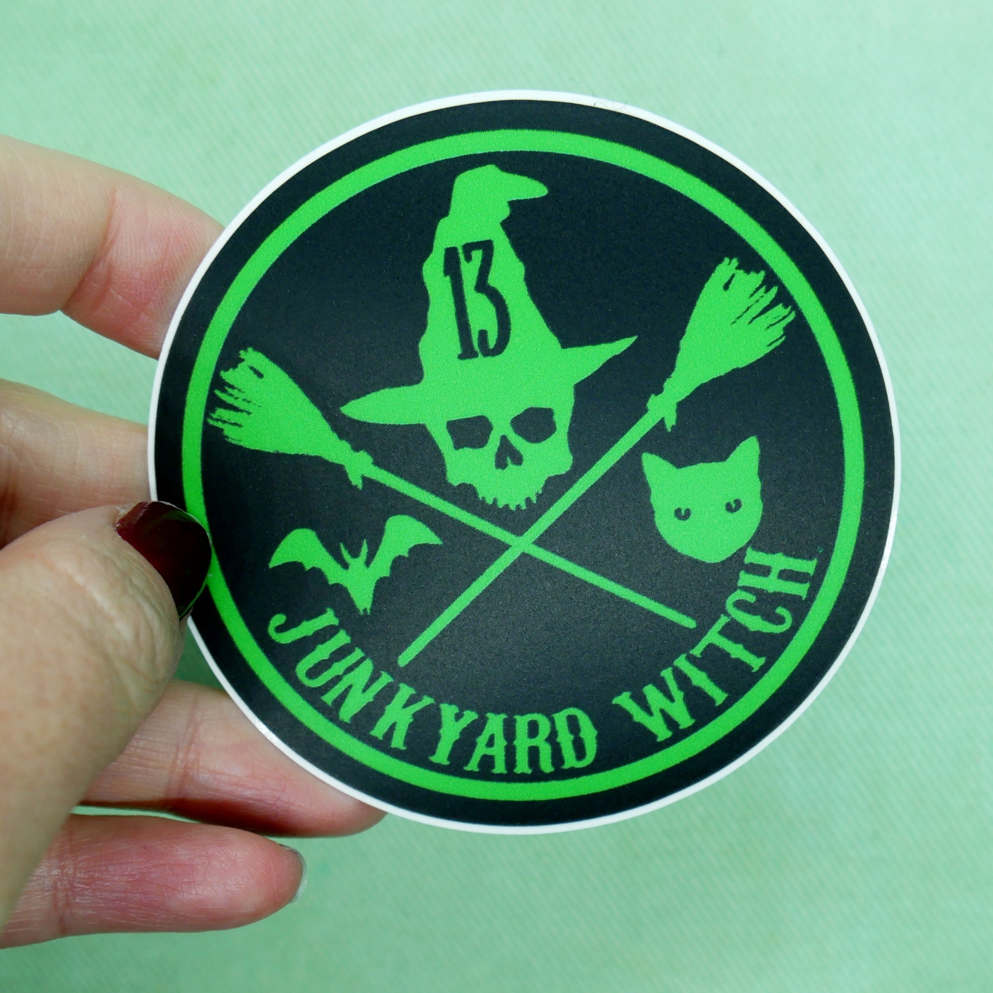 Junkyard Witch Logo Sticker