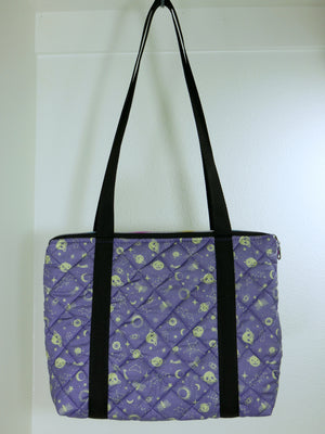 shoulder bag purple spooky purse