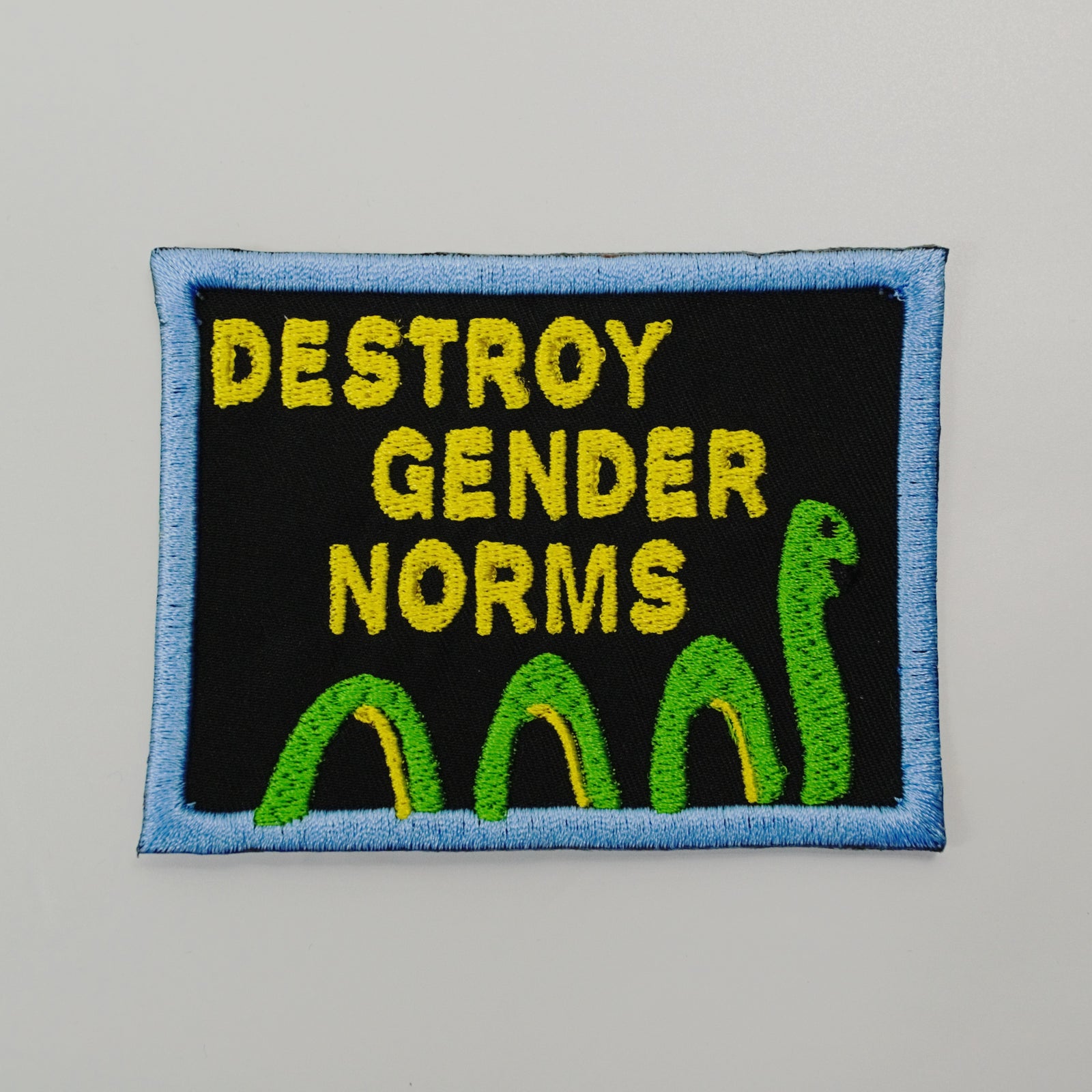 nonbinary loch ness monster patch