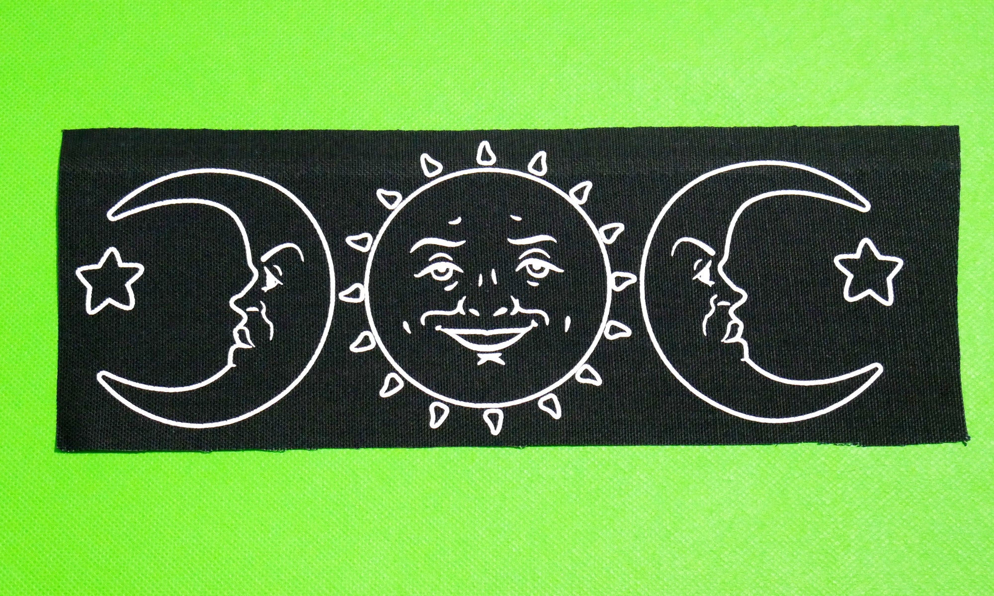 Ouija Sun & Moon Canvas Patch