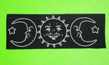 Ouija Sun & Moon Canvas Patch