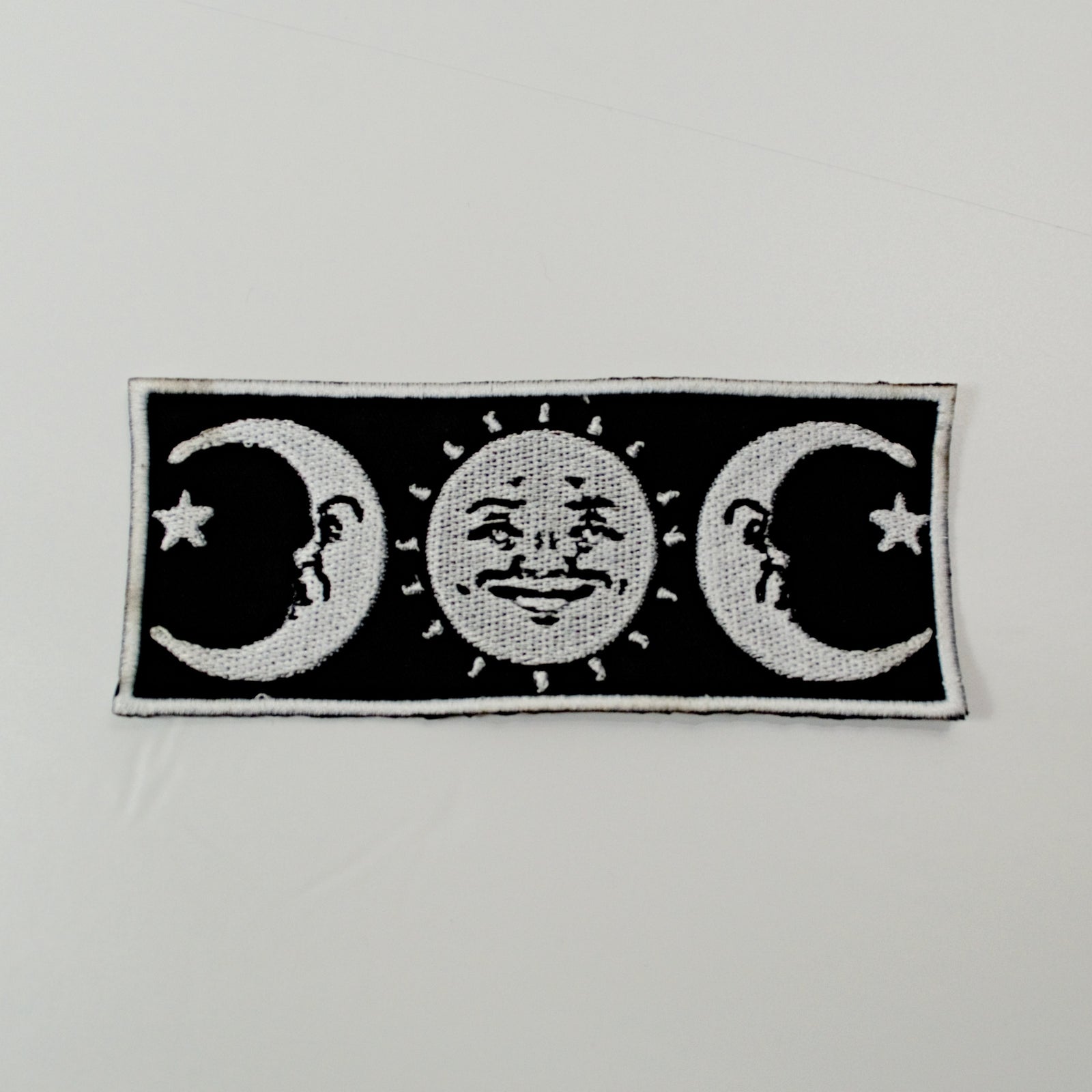 triple moon sun patch