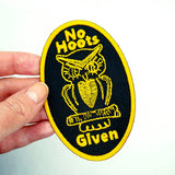 Owls Don't Give a Hoot Iron On Patch